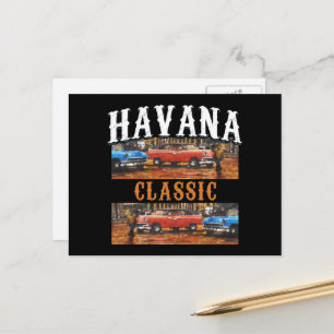 Havana Classic - Kubansk klassisk bilkonst Vykort