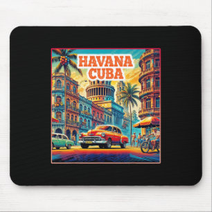 Havana Cu Tröjor Familjeresa Tourist Vintage Retro Musmatta