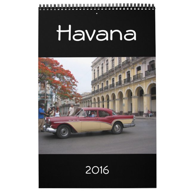 havana cuba 2016 kalender (Omslag)