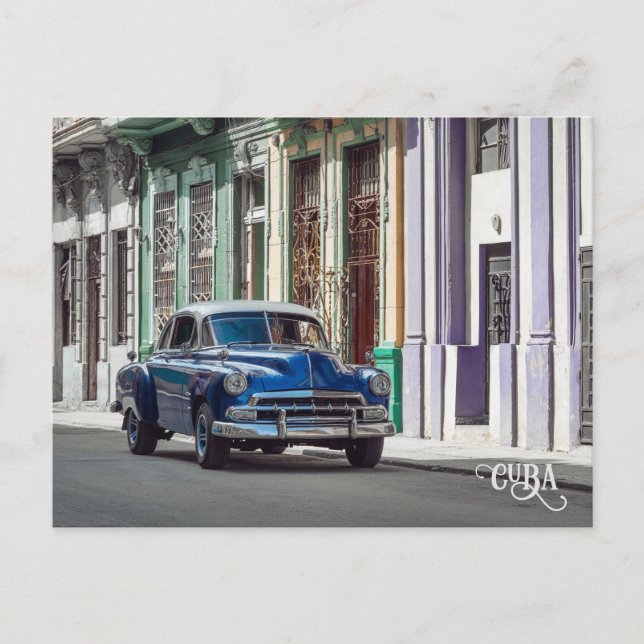 Havana CUBA Car Vykort (Framsida)