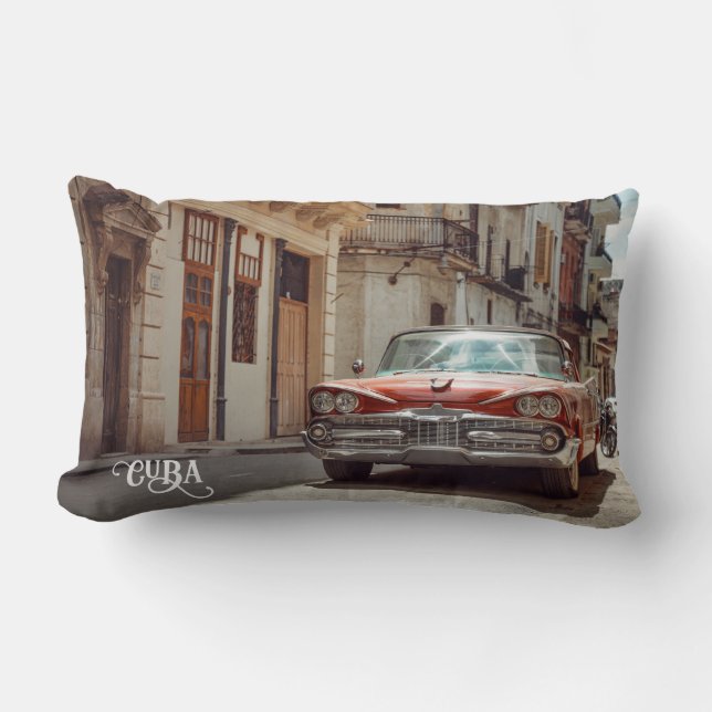 Havana CUBA Cars Lumbarkudde (Framsida)