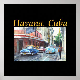 Havana Cuba Floridita Art Poster
