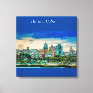 Havana Cuba Himlar Line Kanvastryck