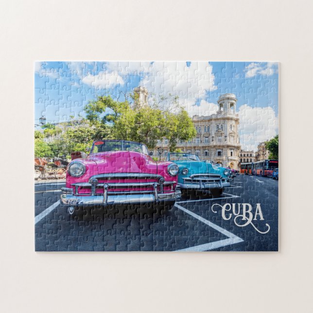 Havana CUBA Jigszawa Puzzle Pussel (Horisontell)