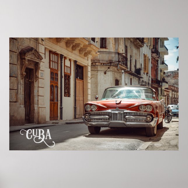 Havana CUBA Poster (Framsidan)