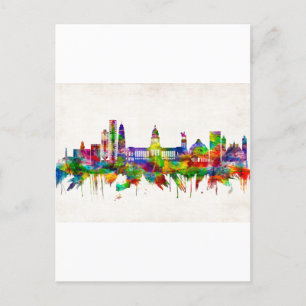 Havana Cuba Skyline Inbjudan Vykort
