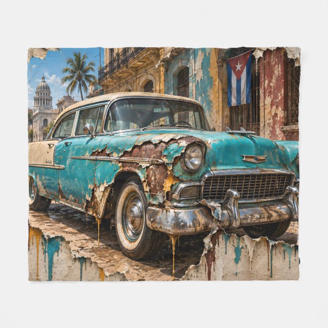 Havana Drömmar, Rostig Krom Fleecefilt (Framsidan (Horisontell))