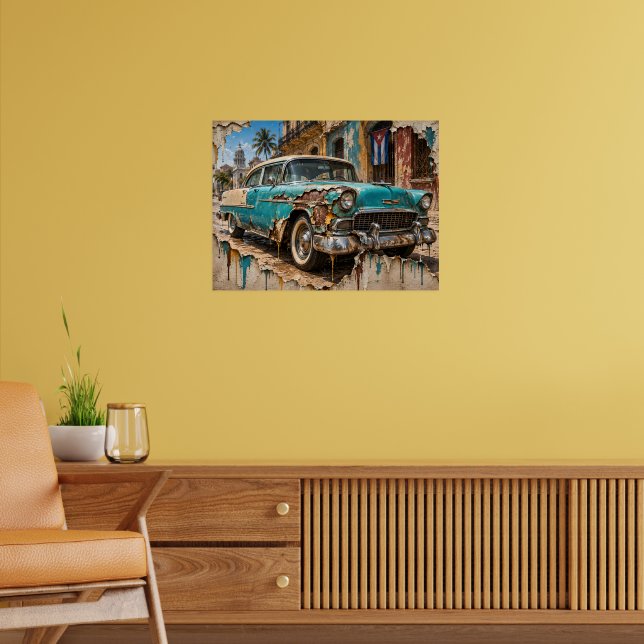 Havana Drömmar, Rostig Krom Poster (Vardagsrum 2)