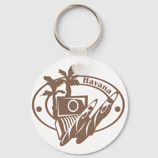 Havana Frimärke Nyckelring (Framsida)