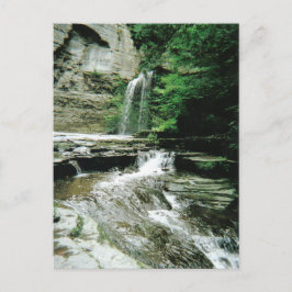 Havana Glen faller i Montouring Falls, NY-vykort Vykort