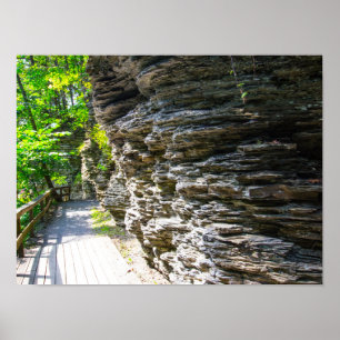Havana Glen Park, MonTourFalls, New York Poster