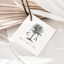 Havana Handflatan Bröllop Monogram och datum