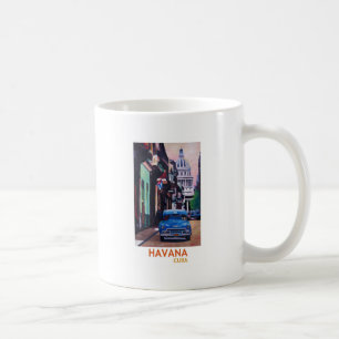 Havana i Kuban - El Capitolo med oldtimeren Kaffemugg