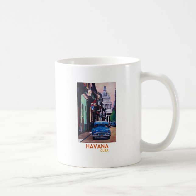Havana i Kuban - El Capitolo med oldtimeren Kaffemugg (Höger)