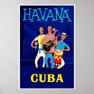 Havana, Kuba affisch