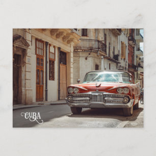 Havana KUBA Bil Vykort