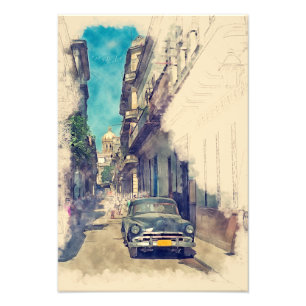 Havana Kuba Fototryck