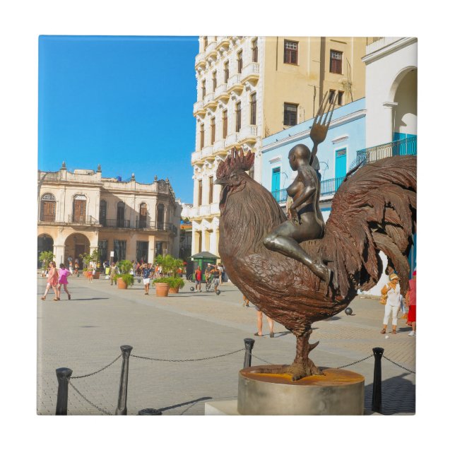 Havana Kuba Kakelplatta (Framsidan)