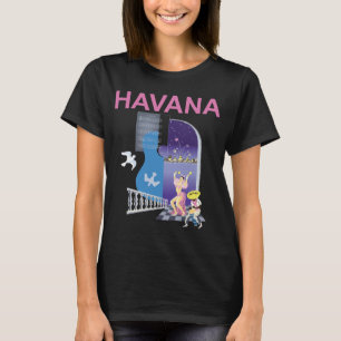 Havana Kuba Natt Retro Resa T-Shirt