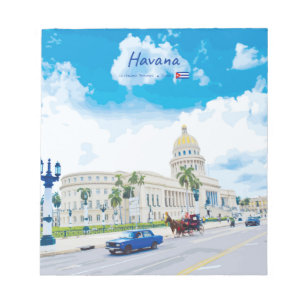 Havana, Kuba - Vintage Klassisk Själ Anteckningsblock