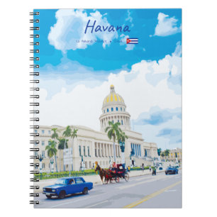Havana, Kuba - Vintage Klassisk Själ Anteckningsbok