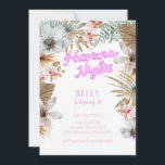 Havana Nights Cuban 30års födelsedag Inbjudningar<br><div class="desc">Späd upp 30års födelsedag firande med de vackra inbjudningarna till Havanna-kvällarna,  kubanska tematiska inbjudningar! Med botaniskt och neonfritt inslag är dessa inbjudan boho och tropiskt.</div>