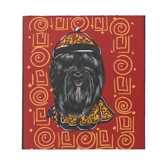 Havana Silk Dog Hundens år Anteckningsblock (Framsida)