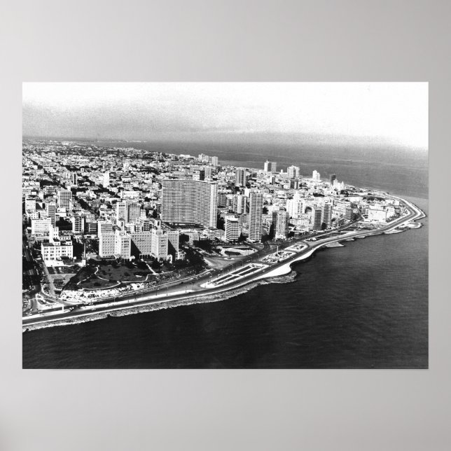 Havana Skyline 1957 Poster (Framsidan)