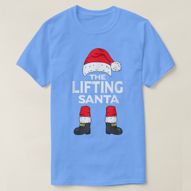 Hävande julklapp för julklapp i julfamiljen t shirt (Design framsida)
