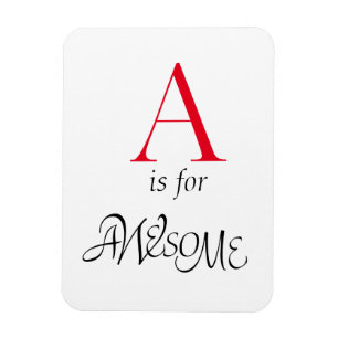 Havander Alphabet Brev A Flexible Magnet