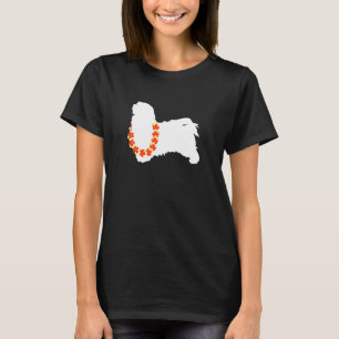 Havanese Aloha Hawaiian Lei Hund T Shirt