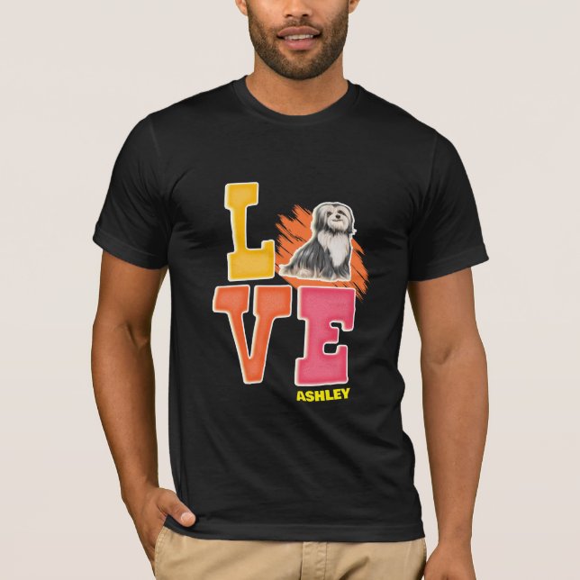Havanese älskare Söt färg T Shirt (Framsida)