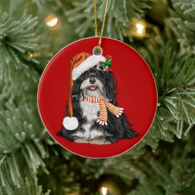 Havanese Deckruden Hund jul Ornament (Träd)