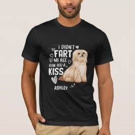 Havanese Didnt Fart Kiss Hund T Shirt