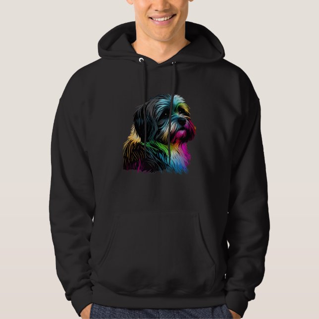 Havanese Dog Pop Havanese Hoodie (Framsida)