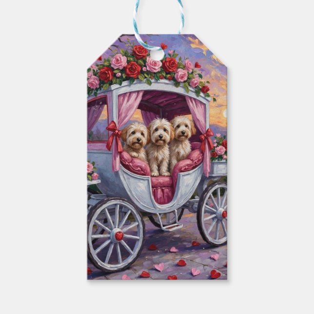 Havanese Dog Valentine's Day  Presentetikett (Framsidan)