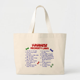 HAVANESE-egendomlagar 2 Jumbo Tygkasse