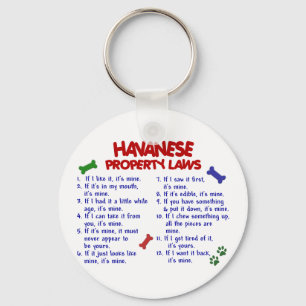 HAVANESE-egendomlagar 2 Nyckelring