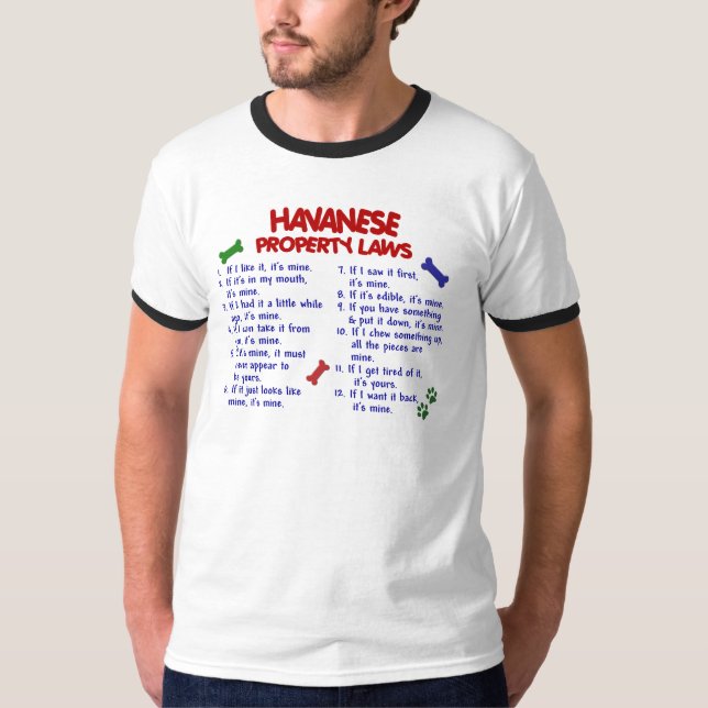 HAVANESE-egendomlagar 2 Tee Shirt (Framsida)