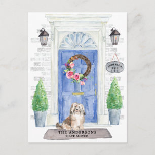 Havanese Flytta Announement Postcard Vykort