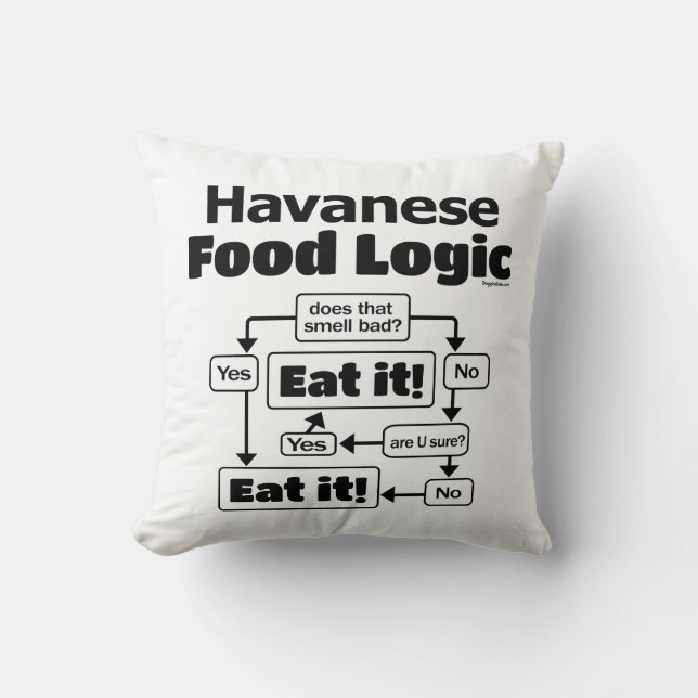 Havanese Food Logic Kudde (Framsida)