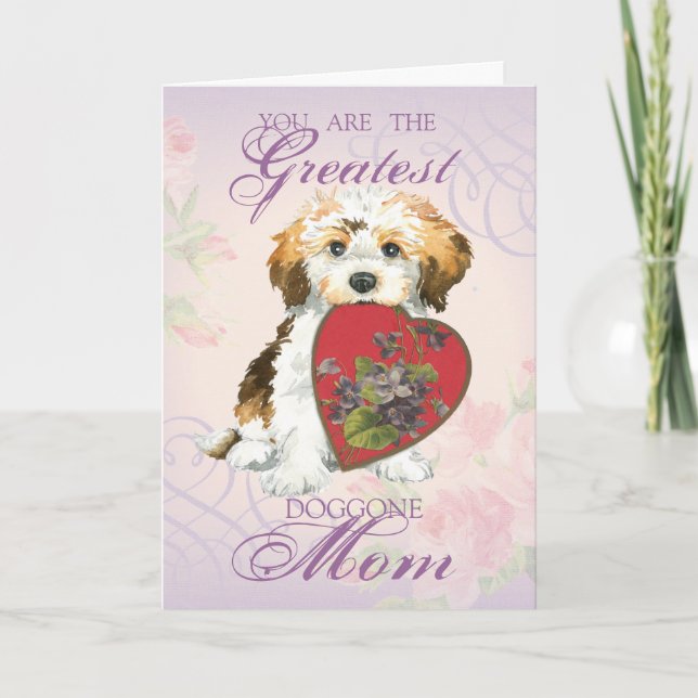 Havanese Heart Mamma Kort (Framsida)