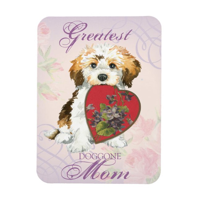 Havanese Heart Mamma Magnet (Vertikal)