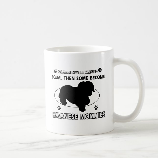 Havanese hund design kaffemugg (Höger)