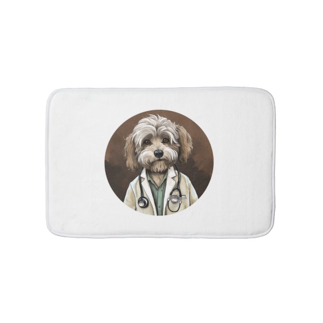 Havanese Hund Doktor Badrumsmatta (Framsidan)