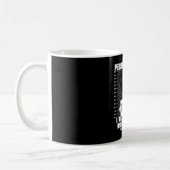 Havanese Hund Funny Stalker Tecknad Kaffemugg (Vänster)