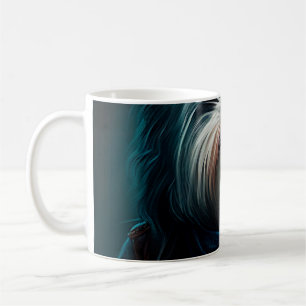 Havanese hund on Cycle Digital-målning Kaffemugg