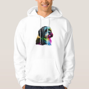 Havanese Hund Pop Art Design Havanese Älskare Hoodie