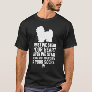 Havanese hund Steal Ditt hjärta Steal din Bed soff T Shirt