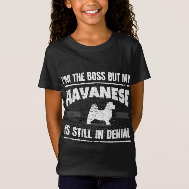 Havanese Hund Training Rolig hund Älskare T Shirt (Framsida)